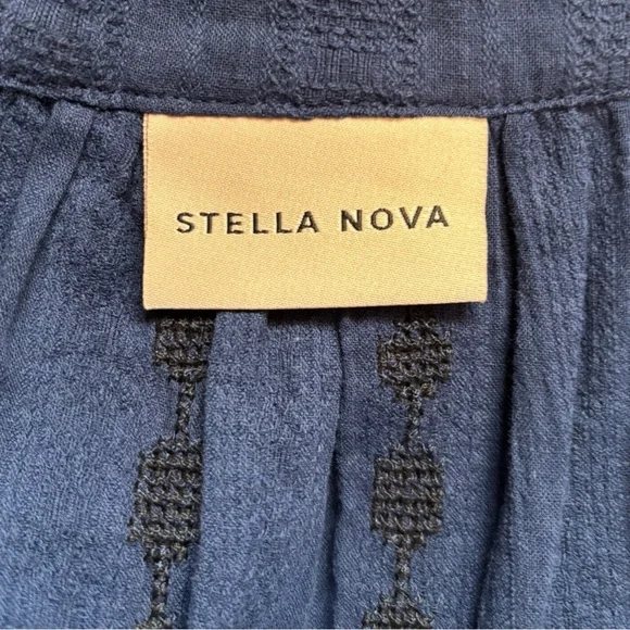 Stella Nova Women's Levana Top Blue Sea Size 38 (Medium) - Picture 5 of 7